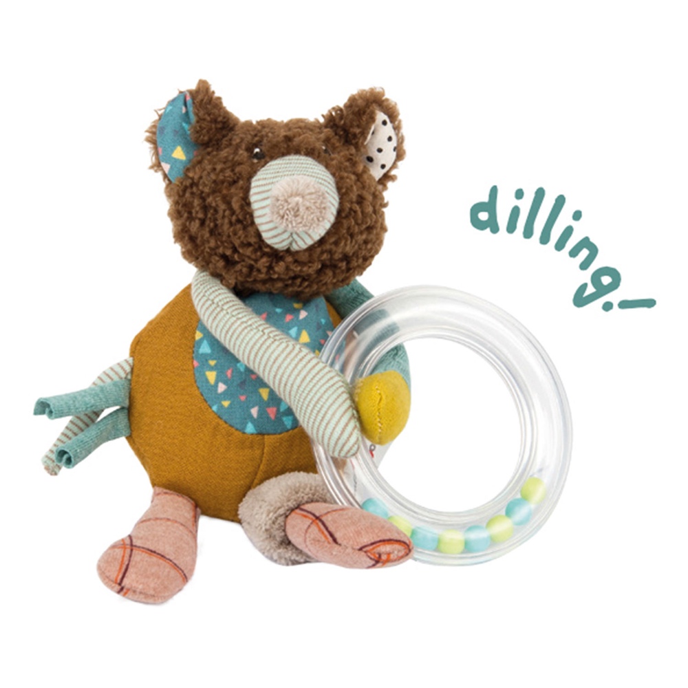 Anello Sonaglio Orsetto Les Jolis Trop Beaux Moulin Roty - immagine 2