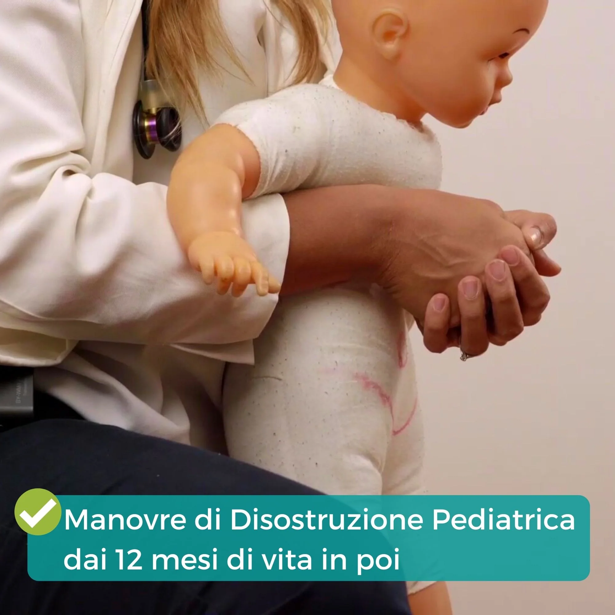 Manovre di disostruzione pediatrica, Rianimazione cardiopolmonare e Tagli Sicuri in Svezzamento - immagine 8