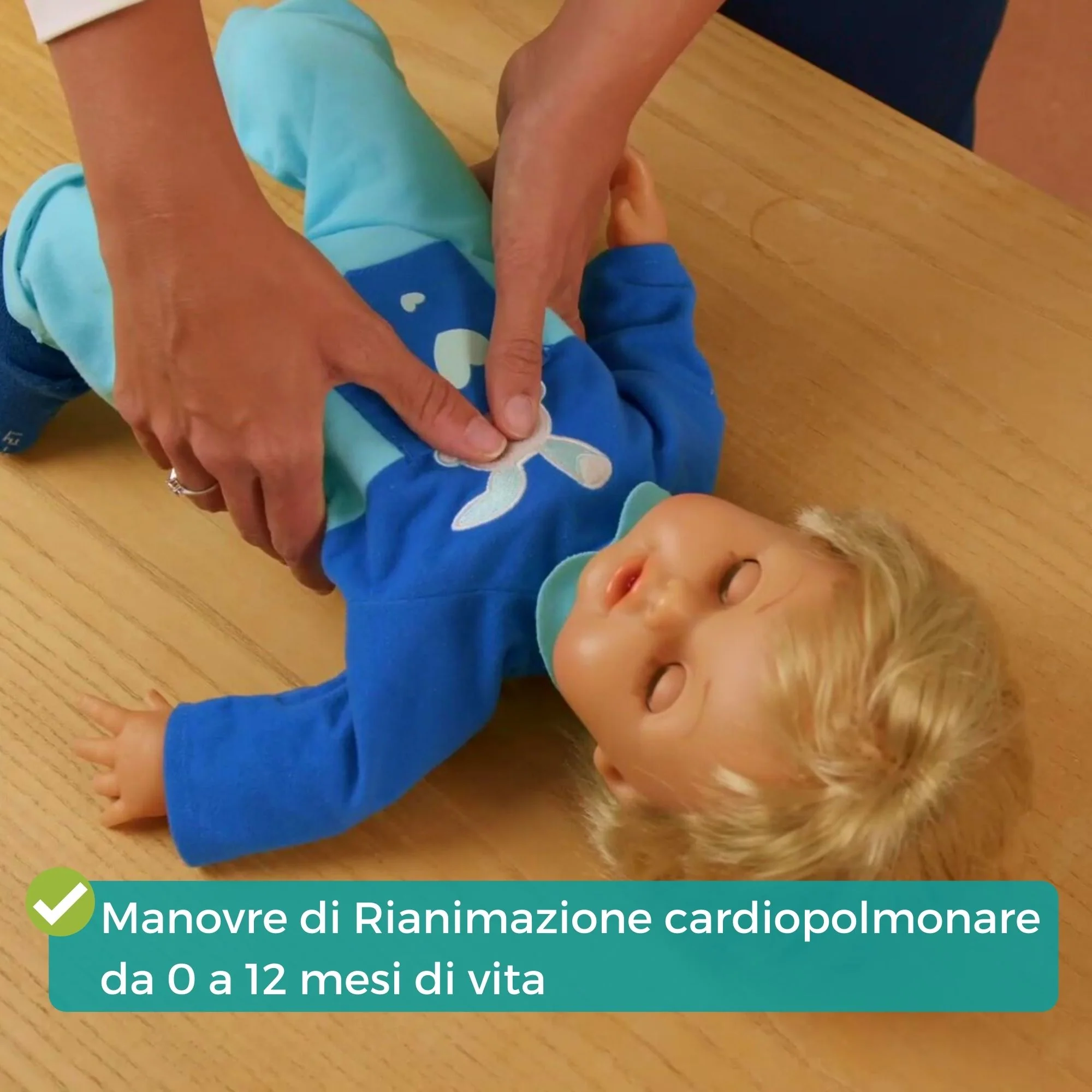 Manovre di disostruzione pediatrica, Rianimazione cardiopolmonare e Tagli Sicuri in Svezzamento - immagine 9