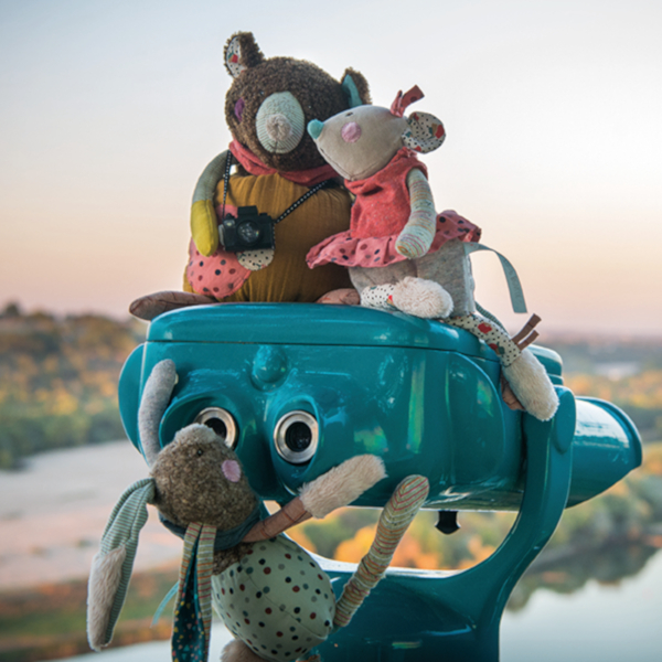 Anello Sonaglio Orsetto Les Jolis Trop Beaux Moulin Roty - immagine 3