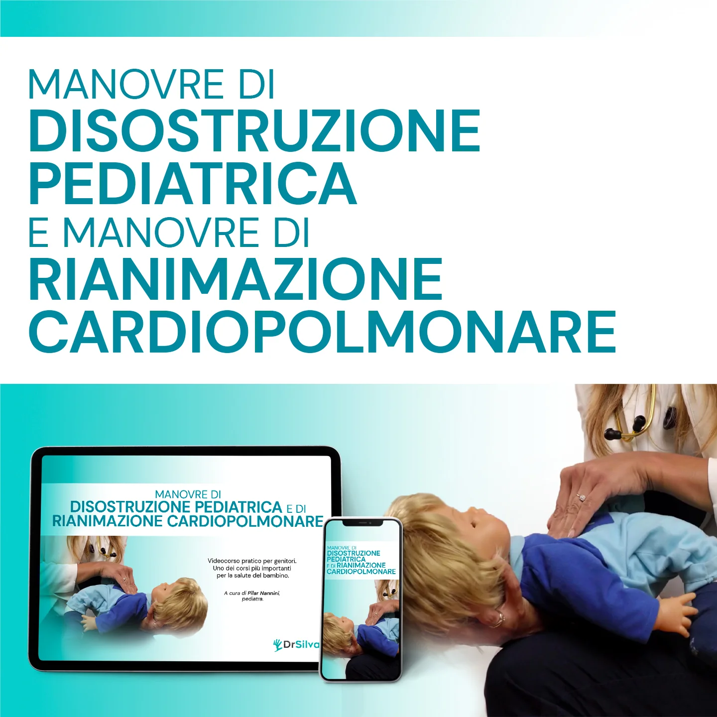 Manovre di disostruzione pediatrica, Rianimazione cardiopolmonare e Tagli Sicuri in Svezzamento - immagine 2